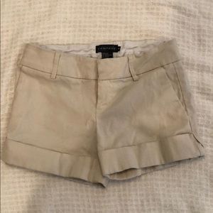 rampage cuffed khaki shorts